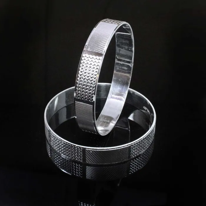 Karizma Jewels Bracelets Indian Real Sterling Silver Women Bangles Bracelet KanganPair