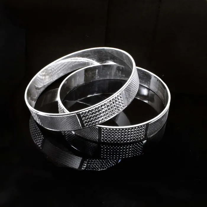 Karizma Jewels Bracelets Indian Real Sterling Silver Women Bangles Bracelet KanganPair