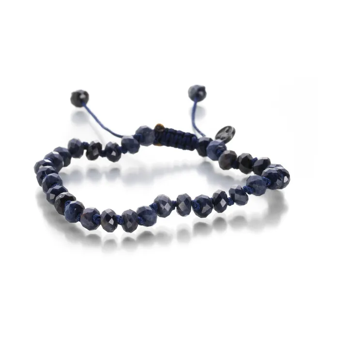 Bracelets Joseph Brooks 6mm Blue and Black Sapphire Bracelet