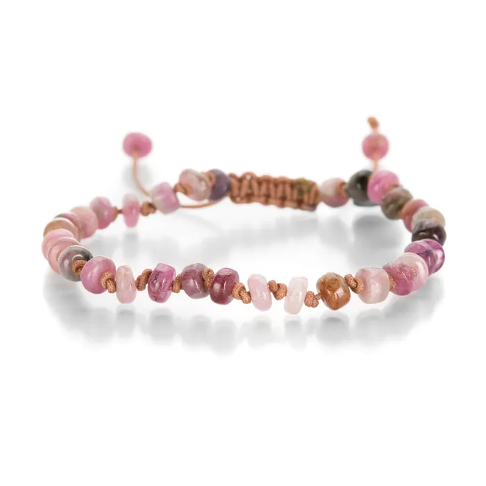 Bracelets Joseph Brooks 6mm Smooth Pink Tourmaline Bracelet