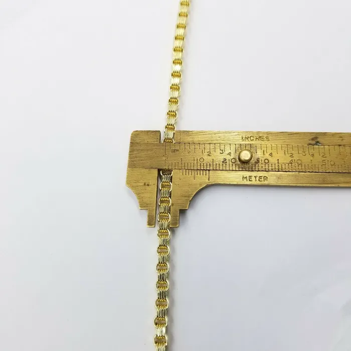 Globalwatches10 Necklaces Mens 10k Yellow Gold Cross Charm Diamond Cut Pendant Byzantine Chain in 24 Real