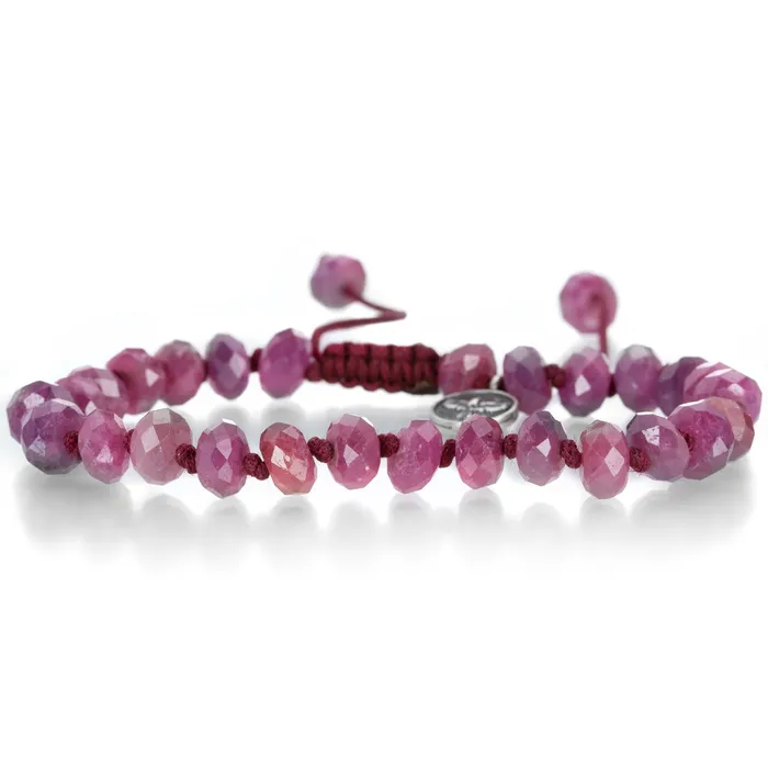 Joseph Brooks Bracelets 8mm Faceted Ruby Bracelet