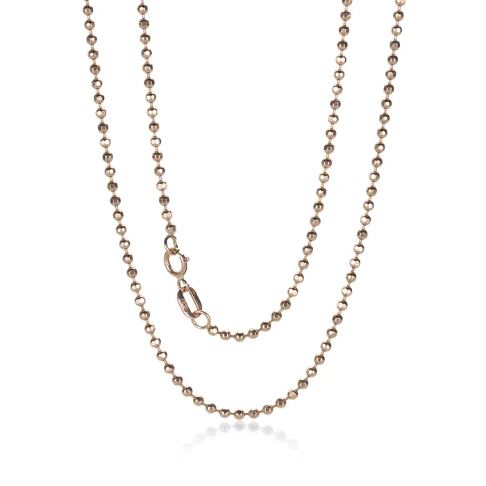 Julez Bryant Necklaces Rose Gold 18mm Ball Chain 24