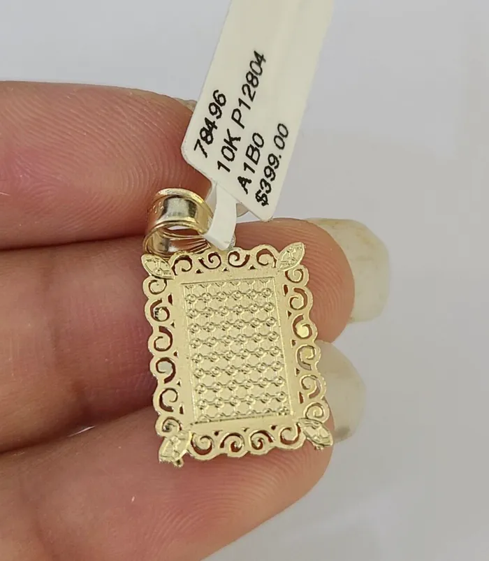 Necklaces Gold and Diamond 10k Gold Initial S Charm Rope Chain 1626 25mm SET Necklace Alphabet Pendant