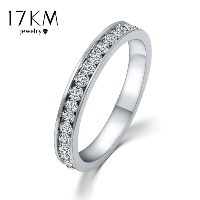 Bracelets sparklingselections Stainless Steel Silver Color Crystal Engagement Women Rings Bracelets sparklingselections Stainless Steel Silver Color Crystal Engagement Women Rings