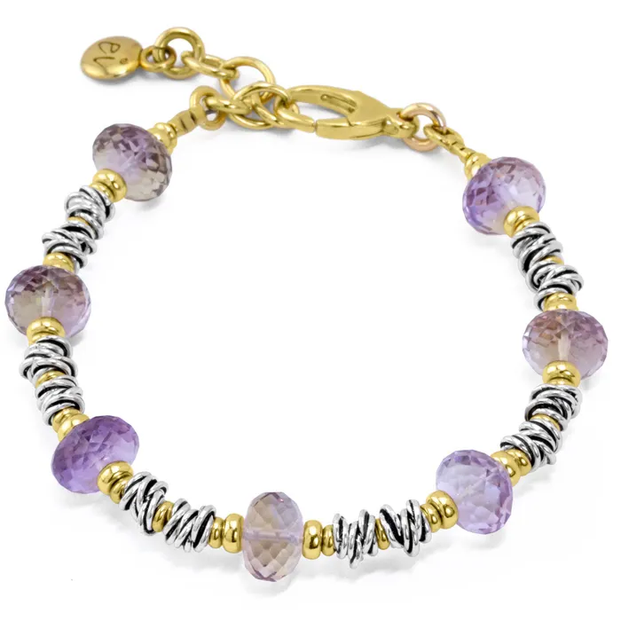 Elisa Ilana The Goddess Collection Ametrine Bracelet Bracelets Elisa Ilana The Goddess Collection Ametrine Bracelet Bracelets