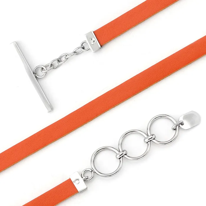 Lori Bonn Bracelets Tangerine Dream Leather Bracelet RETIRED340095