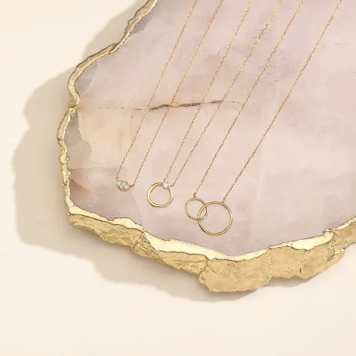Necklaces Aurelie Gi BEBE Diamond Necklace