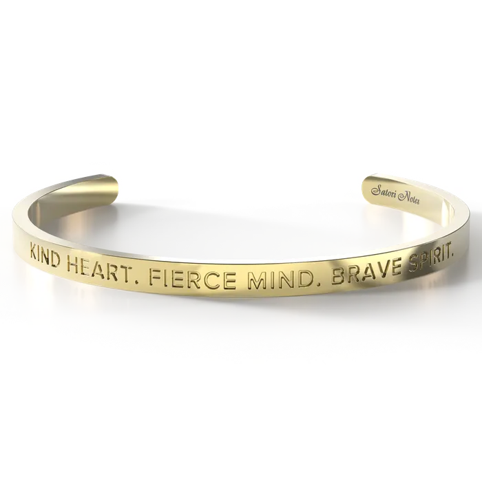 Necklaces Satori Notes Jewelry KIND HEART FIERCE MIND BRAVE SPIRIT CHILD SIZE Necklaces Satori Notes Jewelry KIND HEART FIERCE MIND BRAVE SPIRIT CHILD SIZE