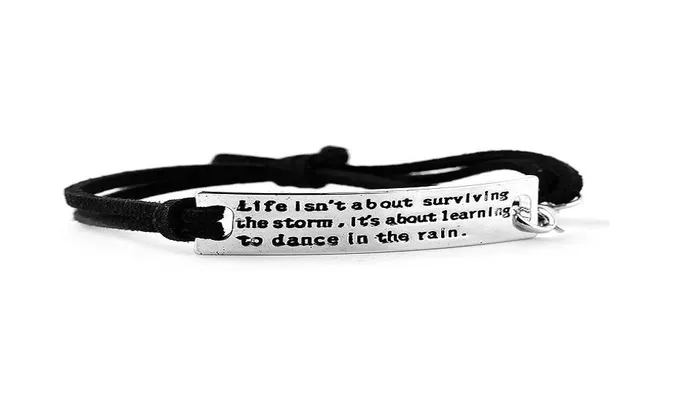 sparklingselections Bracelets Motivational English letters Bracelet for Unisex sparklingselections Bracelets Motivational English letters Bracelet for Unisex