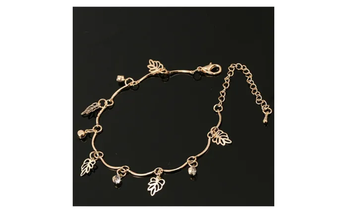 sparklingselections Bracelets New Arrival Gold Plated Mix Infinity Love Leaf Charm Handmade Bracelet sparklingselections Bracelets New Arrival Gold Plated Mix Infinity Love Leaf Charm Handmade Bracelet
