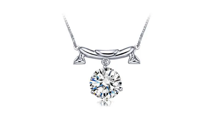 sparklingselections Necklaces Stylish Silver Plated Crystal Libra Pendant Necklace For Women sparklingselections Necklaces Stylish Silver Plated Crystal Libra Pendant Necklace For Women