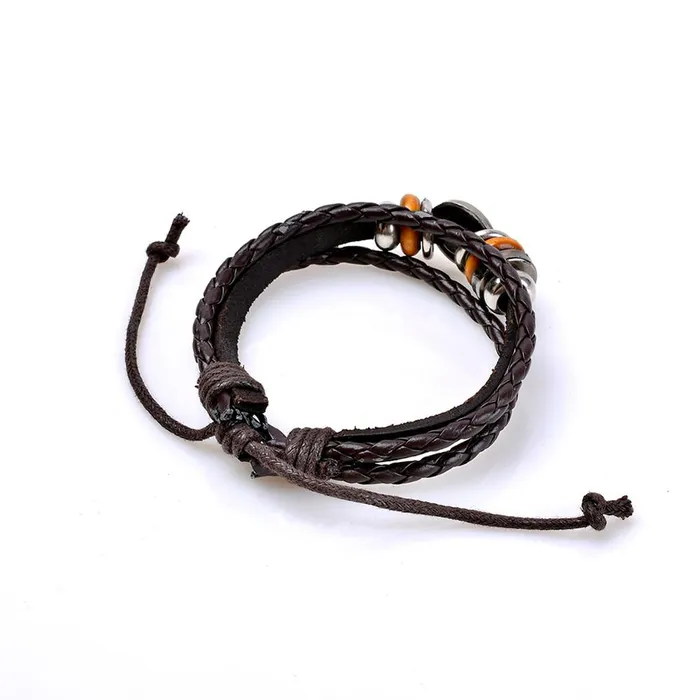 Unisex Vintage Braided Multilayer Leather Bracelet sparklingselections Bracelets Unisex Vintage Braided Multilayer Leather Bracelet sparklingselections Bracelets