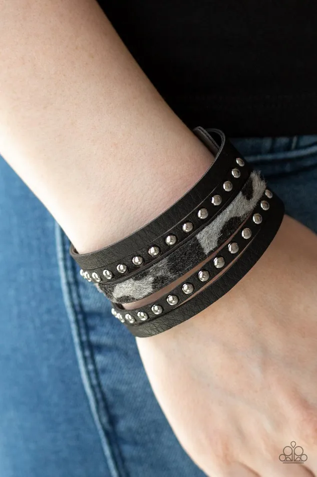 Born To Be WILDCAT Silver Urban Bracelet Jewelry by Bretta Paparazzi Accessories Bracelets Born To Be WILDCAT Silver Urban Bracelet Jewelry by Bretta Paparazzi Accessories Bracelets