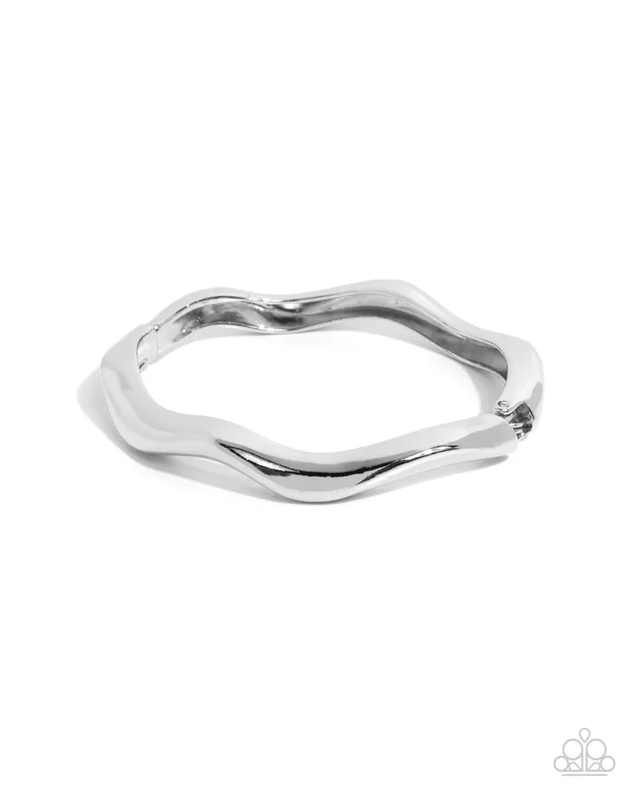 Bracelets Paparazzi Accessories Waving Hello Silver Bracelet Jewelry by Bretta