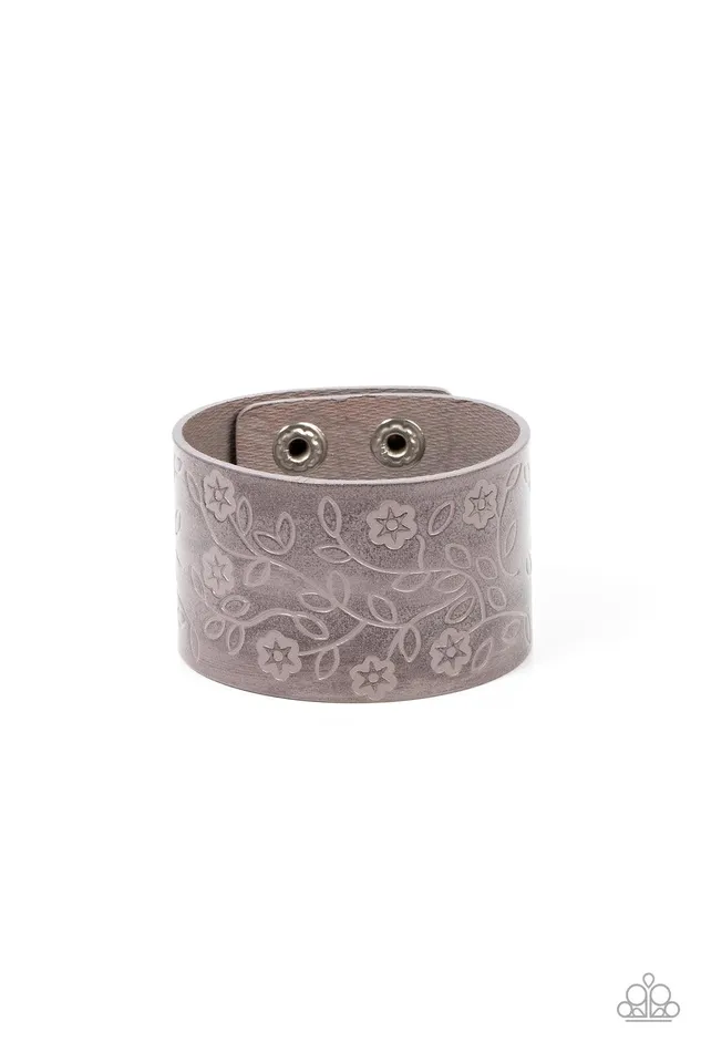 Bracelets Rosy Wrap Up Silver Bracelet Jewelry by Bretta Paparazzi Accessories