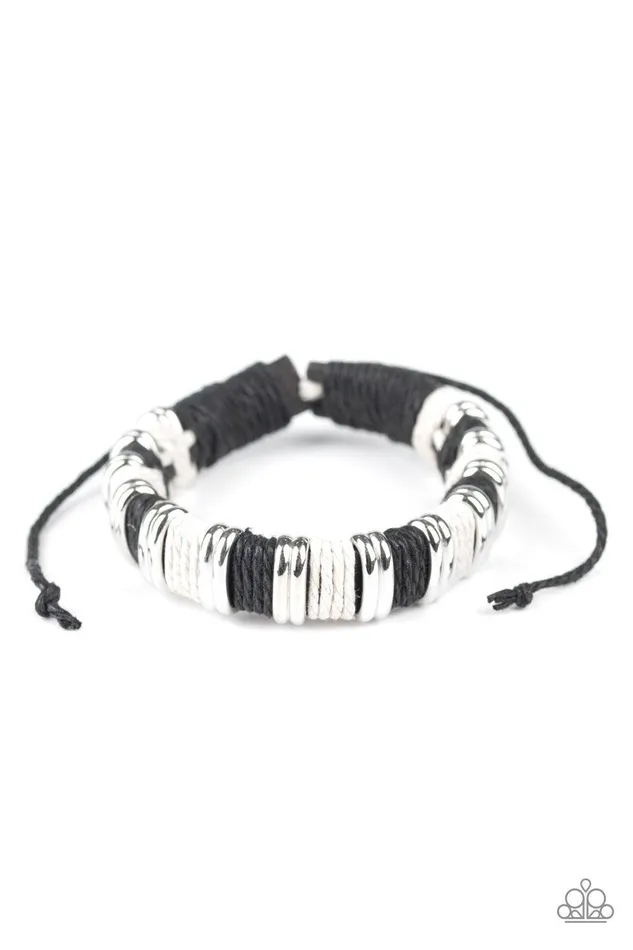 Eco Explorer Black Urban Bracelet Jewelry by Bretta Paparazzi Accessories Bracelets