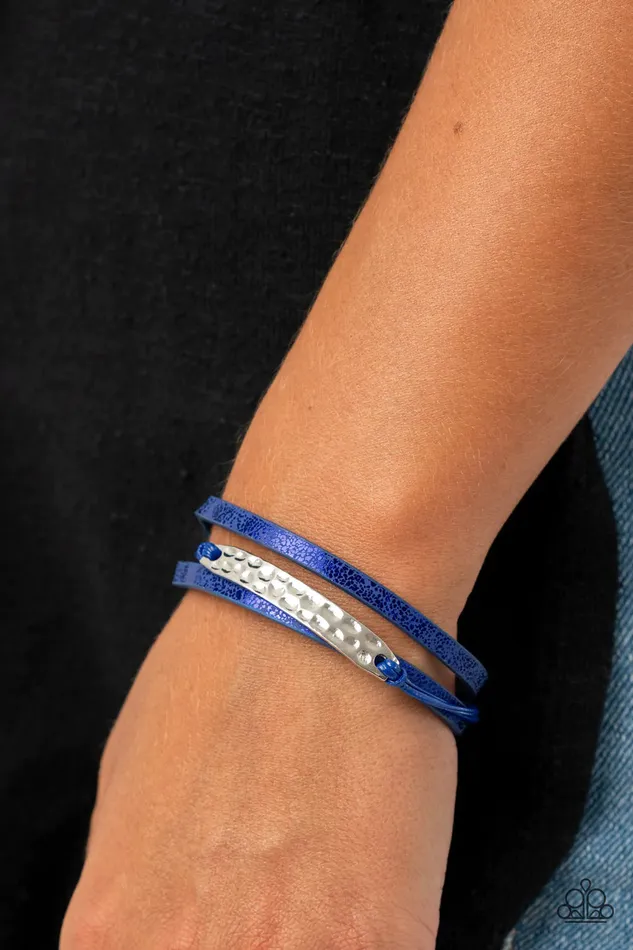 HighStrung Style Blue Bracelet Jewelry by Bretta Paparazzi Accessories Bracelets HighStrung Style Blue Bracelet Jewelry by Bretta Paparazzi Accessories Bracelets