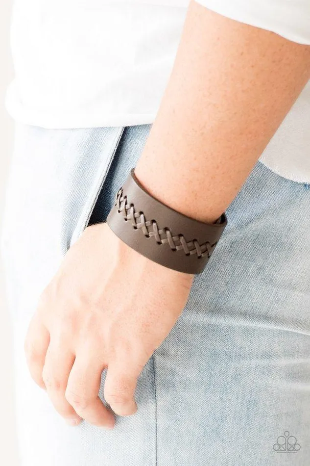 Paparazzi Accessories Bracelets Be A Sport Brown Bracelet Jewelry by Bretta