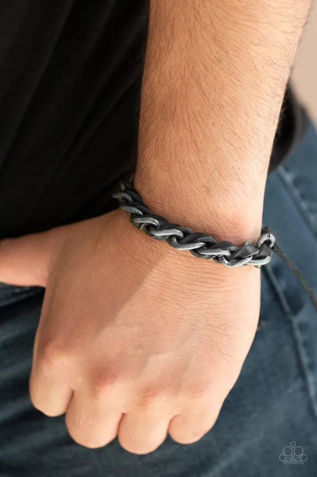 Paparazzi Accessories Bracelets Grease Monkey Black Urban Bracelet Jewelry by Bretta