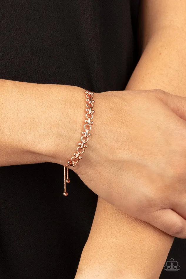 Paparazzi Accessories Bracelets Slide On Over Copper Bracelet Jewelry by Bretta
