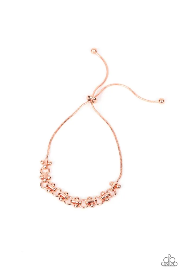 Paparazzi Accessories Bracelets Slide On Over Copper Bracelet Jewelry by Bretta
