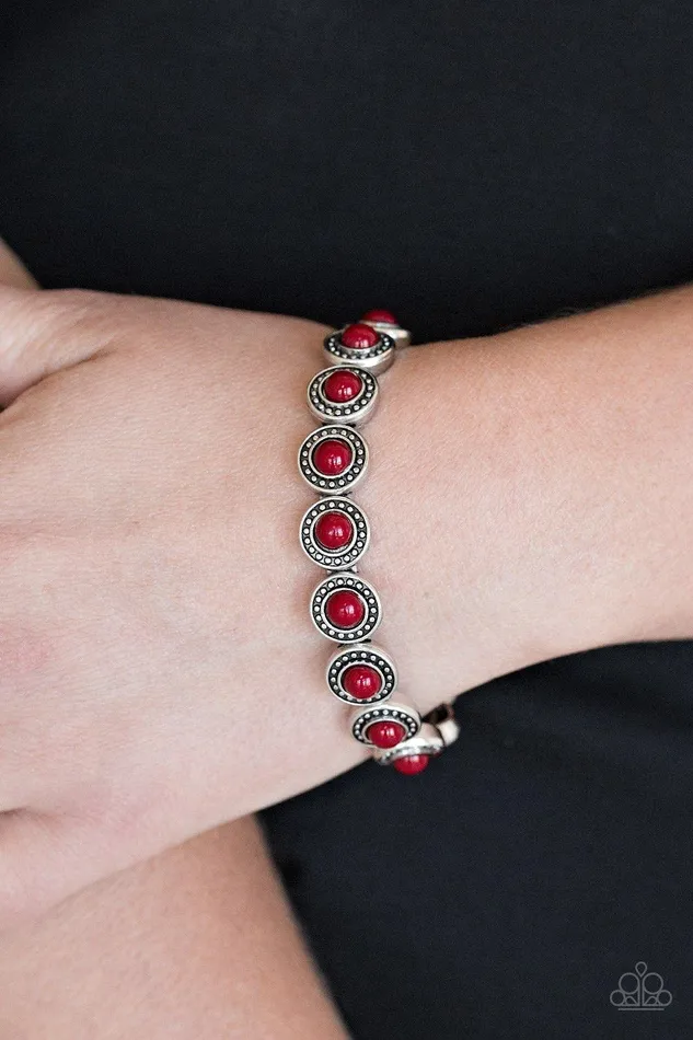 Paparazzi Accessories Globetrotter Goals Red Bracelet Jewelry By Bretta Bracelets Paparazzi Accessories Globetrotter Goals Red Bracelet Jewelry By Bretta Bracelets