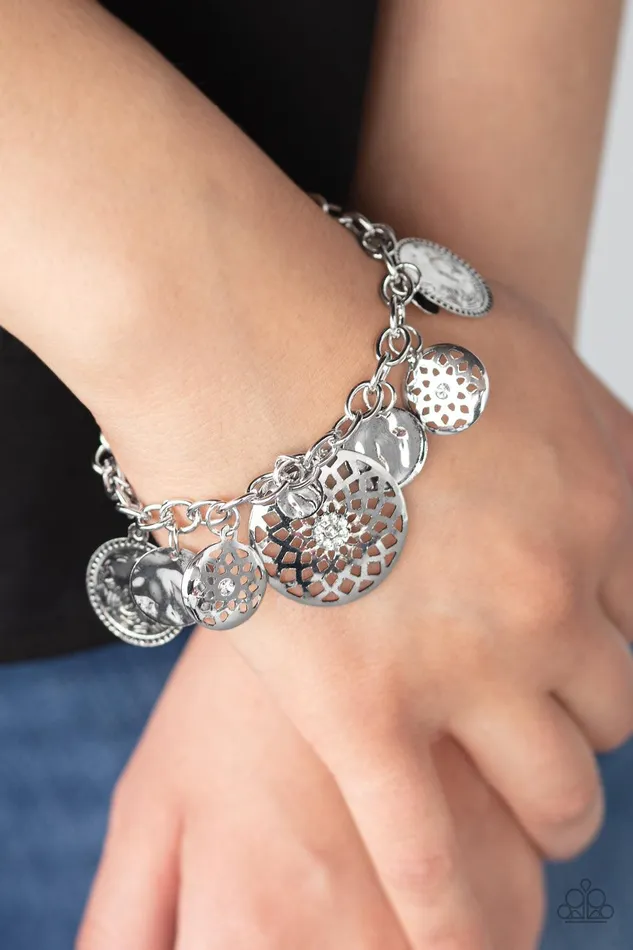 Paparazzi Accessories Trinket Tranquility White BraceletJewelry By Bretta Bracelets Paparazzi Accessories Trinket Tranquility White BraceletJewelry By Bretta Bracelets