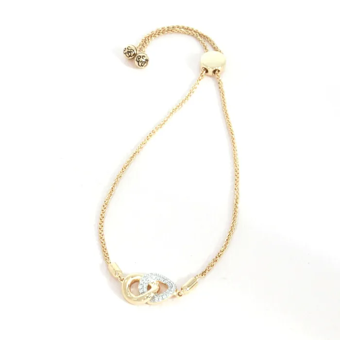Ella Stein Bracelets Ella Stein Gold Interlocking Ring Bracelet SI1270