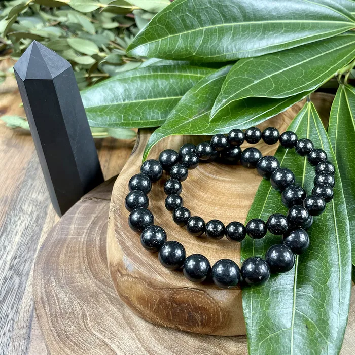 Lily Rose Jewelry Bracelets Last 2 Elite Shungite Stone of Life EMF Radiation Protection Purification Premium Collection 8mm Stretch Bracelet