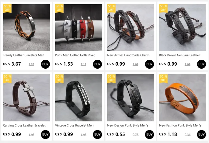 SWEET T 52 Bracelets Genuine Leather or Stainless Steel Charm BraceletBangle for Men and Boys With Stainless Steel Accents