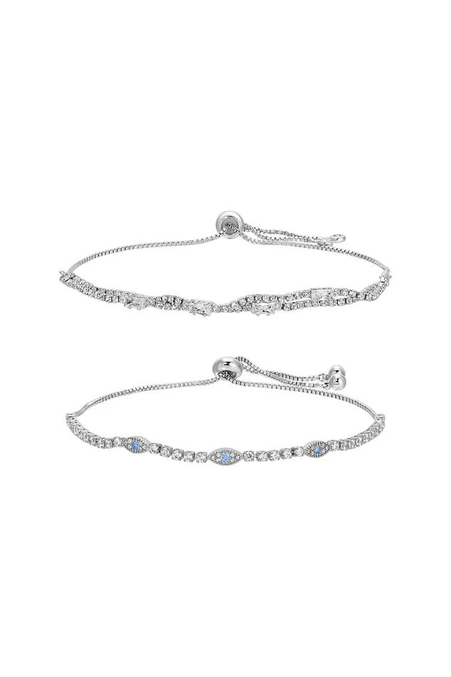 Bracelets Eye Candy LA Madrid CZ Bracelet Set