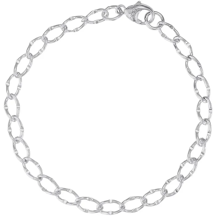 Bracelets REMBRANDT CHARMS Sterling Silver 7 Charm Fashion Bracelet