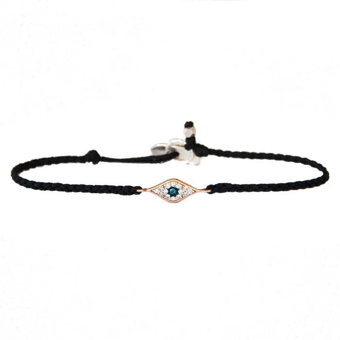 Bracelets Vivien Frank Designs Evil Eye Braided Friendship Bracelet