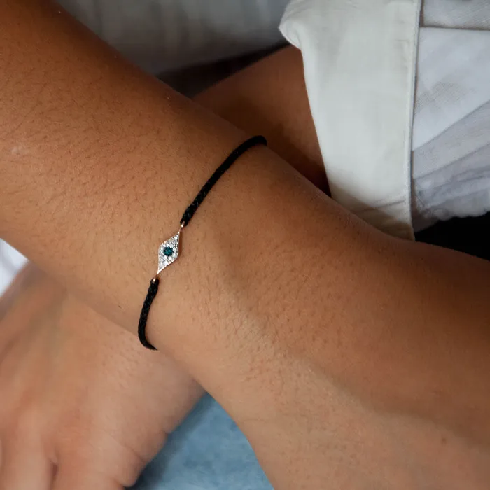 Bracelets Vivien Frank Designs Evil Eye Braided Friendship Bracelet