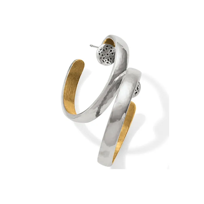 Brighton Earrings Ferrara Entrata Small Hoop Earrings Silver