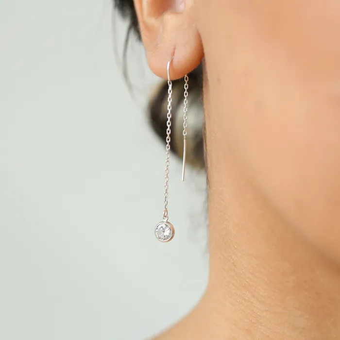 Collette Threader Earrings Pair Grayling Earrings