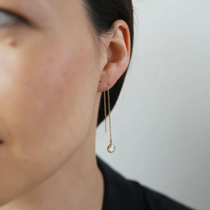 Collette Threader Earrings Pair Grayling Earrings