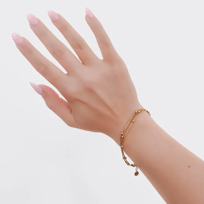 Delicate Destiny Layered Bracelet WATERPROOF Wholesale Jewelry Bracelets