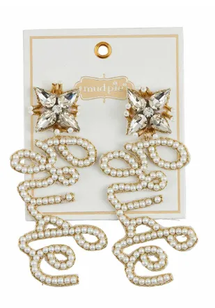 Earrings Bridal Beaded Earrings MudPie