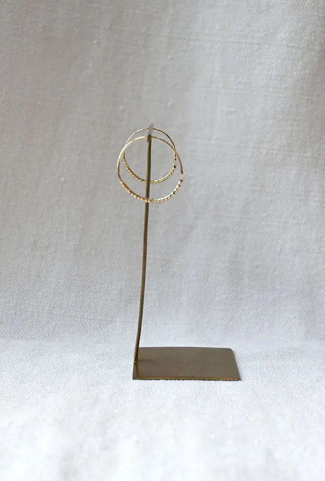 Earrings Eline Fach Earring No 07 Gold