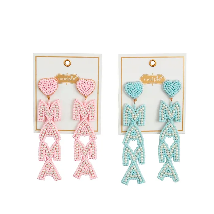 Earrings Mama Beaded Earrings MudPie