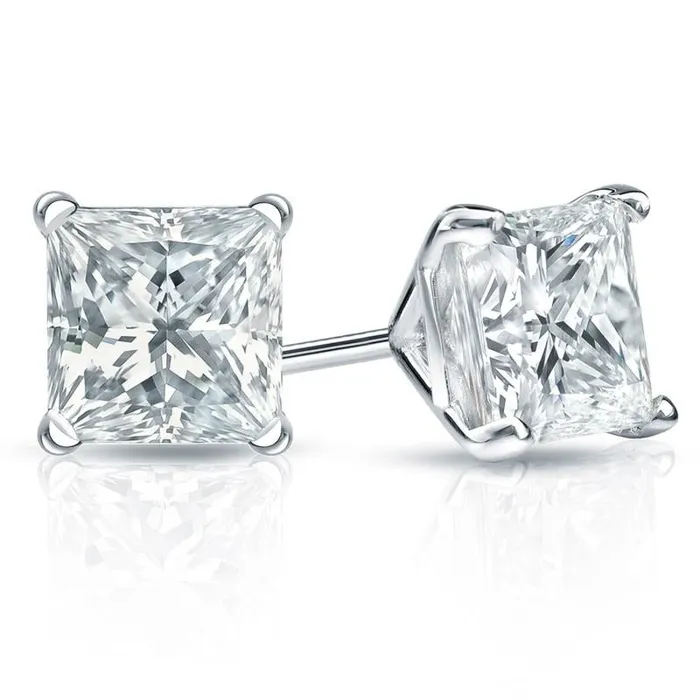 Earrings SURREAL DIAMONDS LLC 14K White Gold 2ctw Lab Grown Diamond Stud Earrings Earrings SURREAL DIAMONDS LLC 14K White Gold 2ctw Lab Grown Diamond Stud Earrings