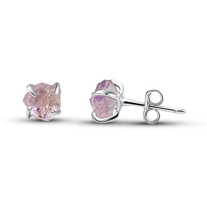 Earrings Uniquelan Jewelry Tiny Raw Ametrine Stud Earrings Earrings Uniquelan Jewelry Tiny Raw Ametrine Stud Earrings