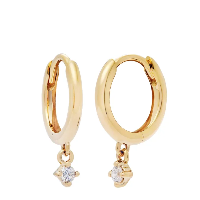 Earrings Valerie Madison Fine Jewelry Ready To Ship Diamond Drop Huggies