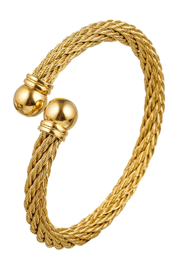 Eye Candy LA Bracelets Cody Titanium Cable Wire Bracelet