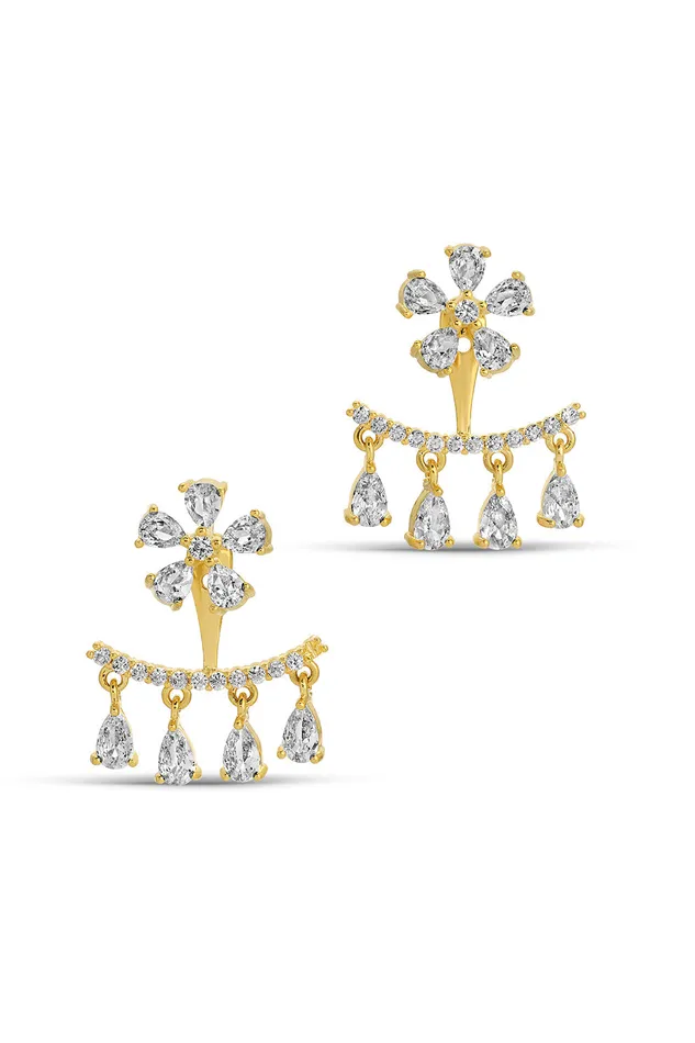 Eye Candy LA Earrings Milan CZ Drop Earrings