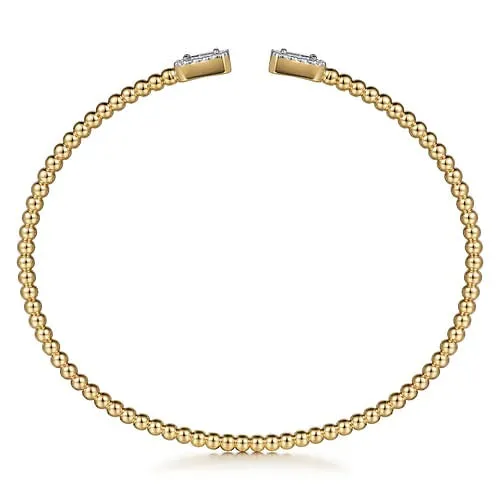 GABRIEL CO Gabriel 14K Yellow Gold 032ctw 625 Bangle Style Diamond Bracelet Bracelets GABRIEL CO Gabriel 14K Yellow Gold 032ctw 625 Bangle Style Diamond Bracelet Bracelets