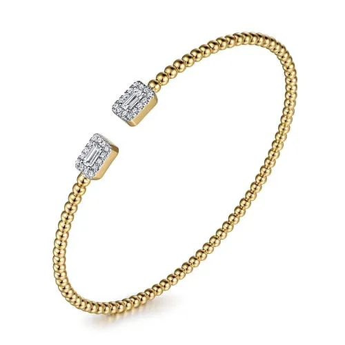 GABRIEL CO Gabriel 14K Yellow Gold 032ctw 625 Bangle Style Diamond Bracelet Bracelets GABRIEL CO Gabriel 14K Yellow Gold 032ctw 625 Bangle Style Diamond Bracelet Bracelets