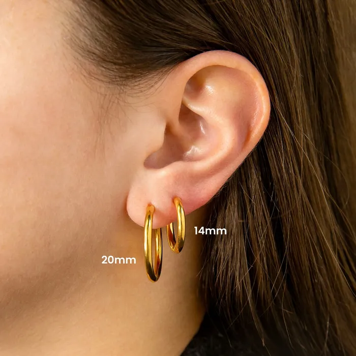 Grayling Earrings Essential Locking Sleeper Huggies or Hoops Earring Set